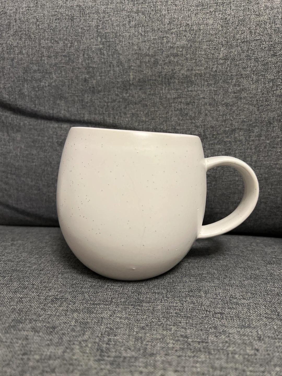 White Speckled Mug with Inspirational Quote - photo 2