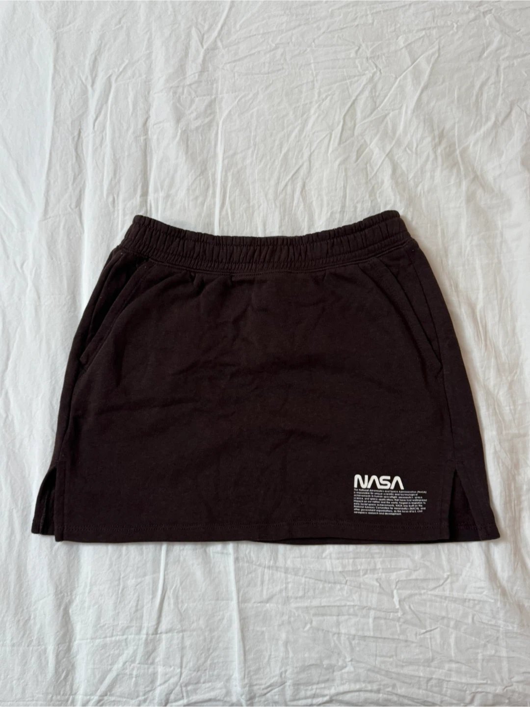 Brown NASA Sweat Skirt