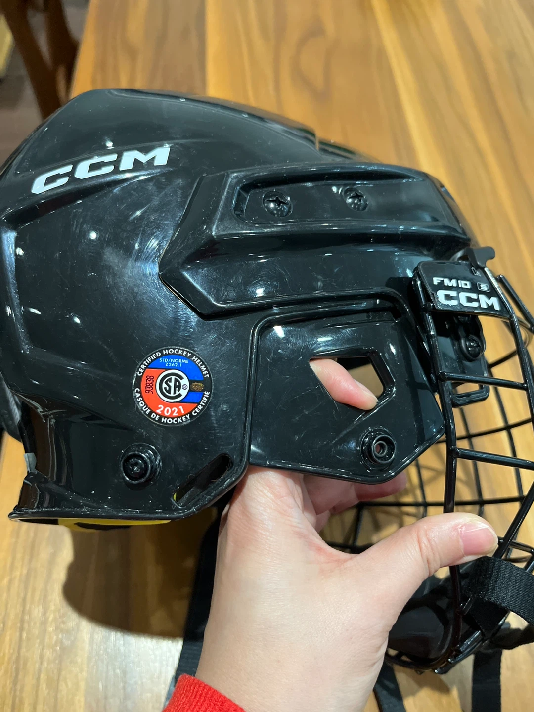 CCM Kids Hockey Helmet with Cage - Size XS - photo 3