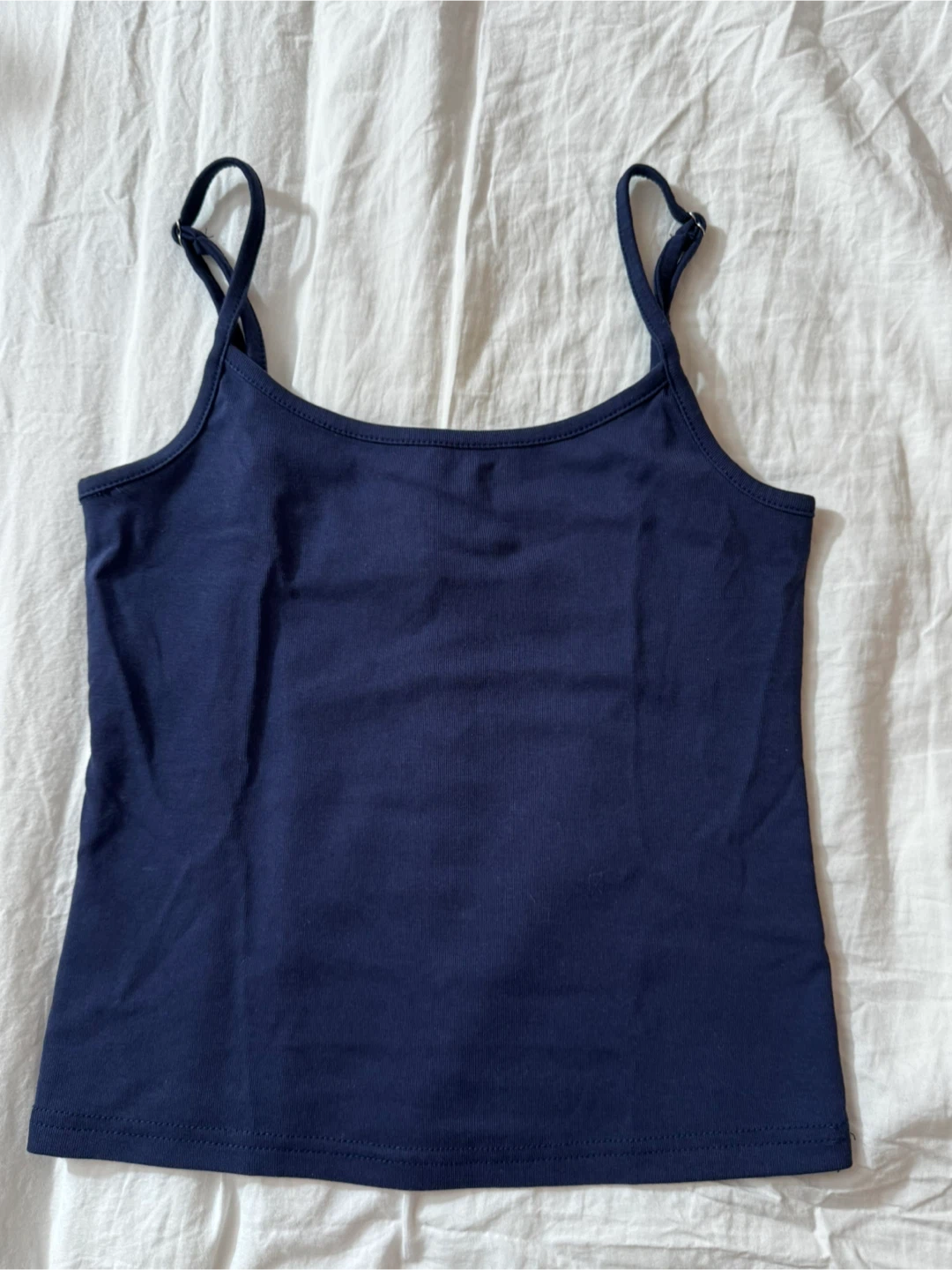 edikted Navy Blue Tank Top - XS