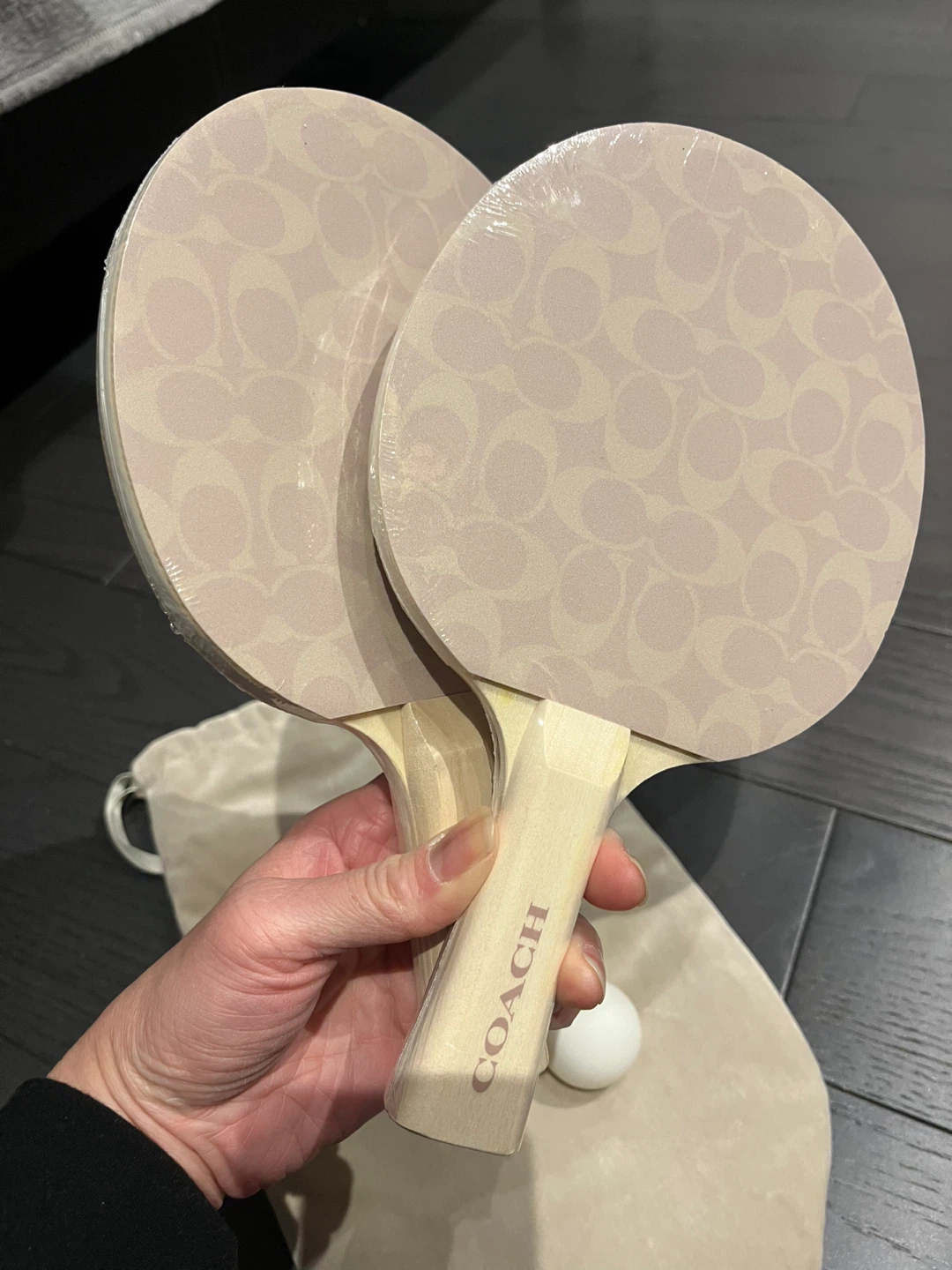 Coach Ping Pong Paddle Set with Net - photo 3
