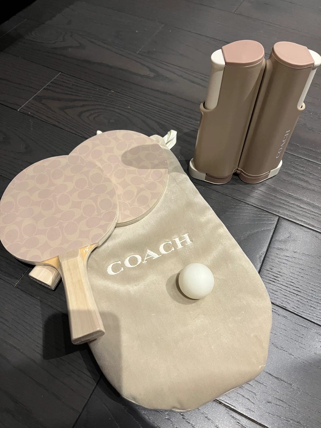 Coach Ping Pong Paddle Set with Net - photo 4