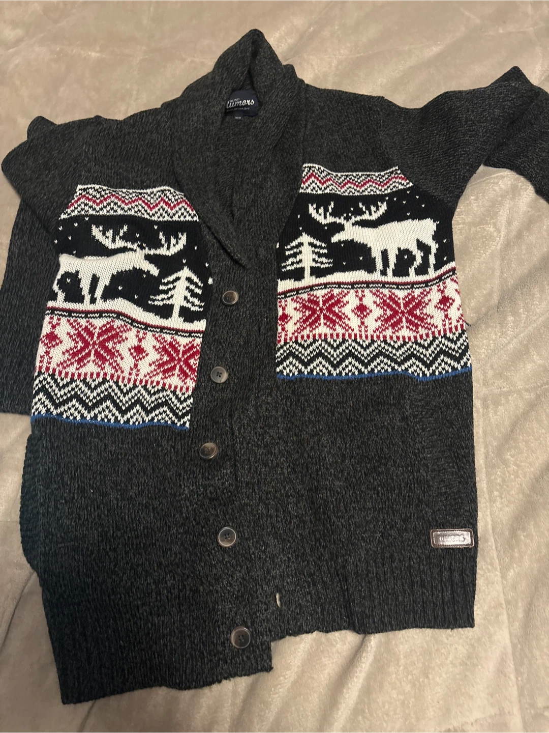 Men's Fair Isle Cardigan Sweater