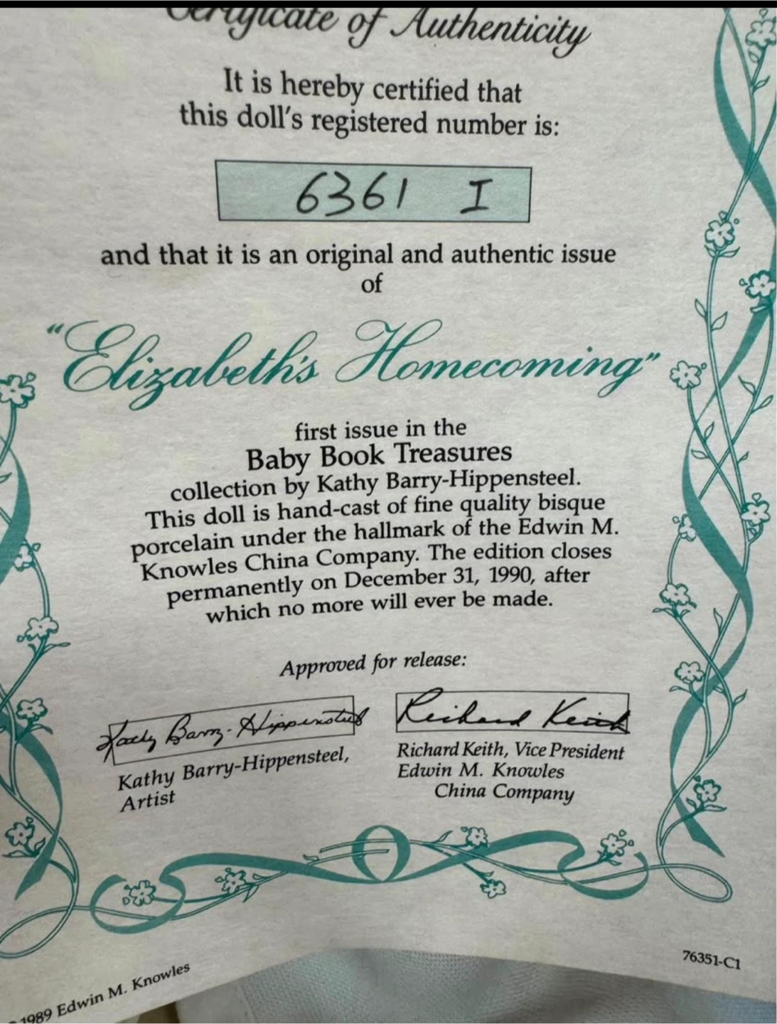 Knowles Elizabeth's Homecoming Baby Doll - photo 3
