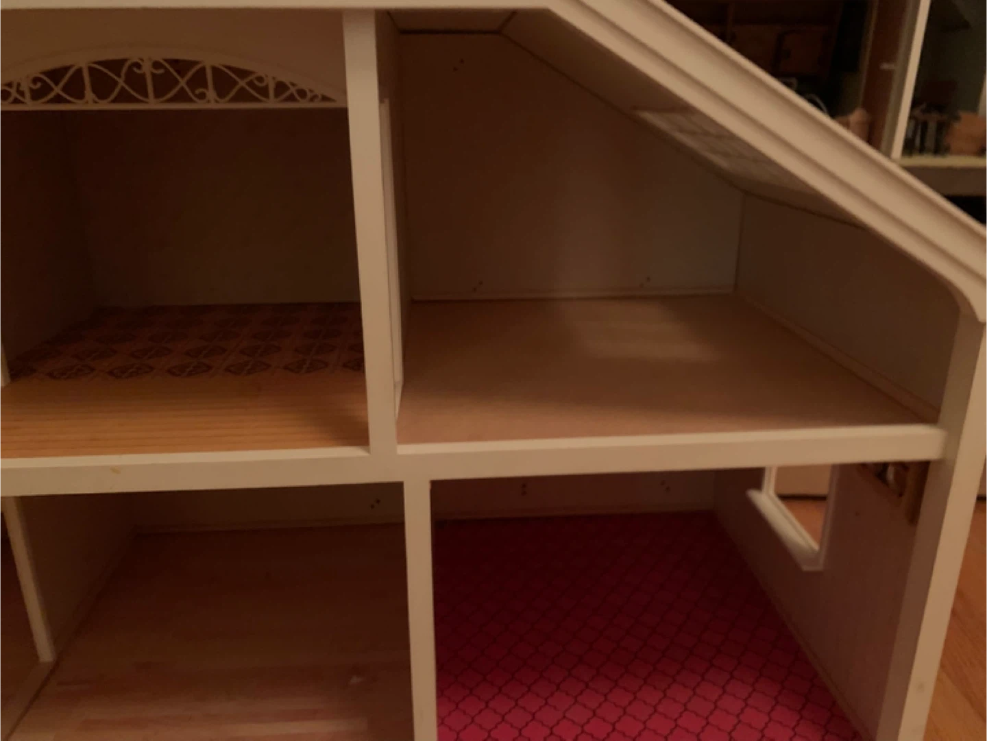 Lundby Stockholm Vintage Dollhouse with Balcony and Staircase - photo 4