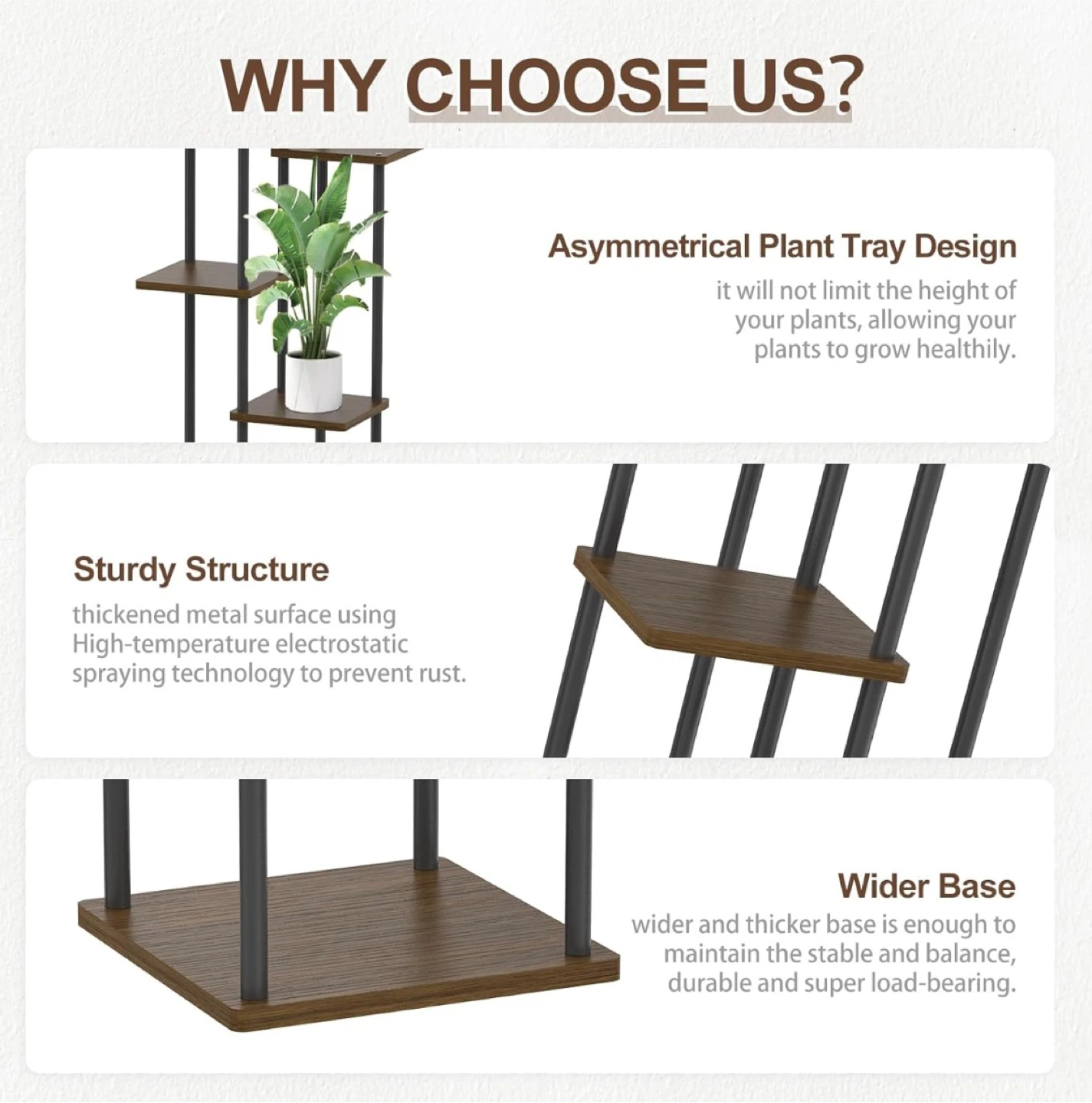 6 Tier Corner Plant Stand - photo 4