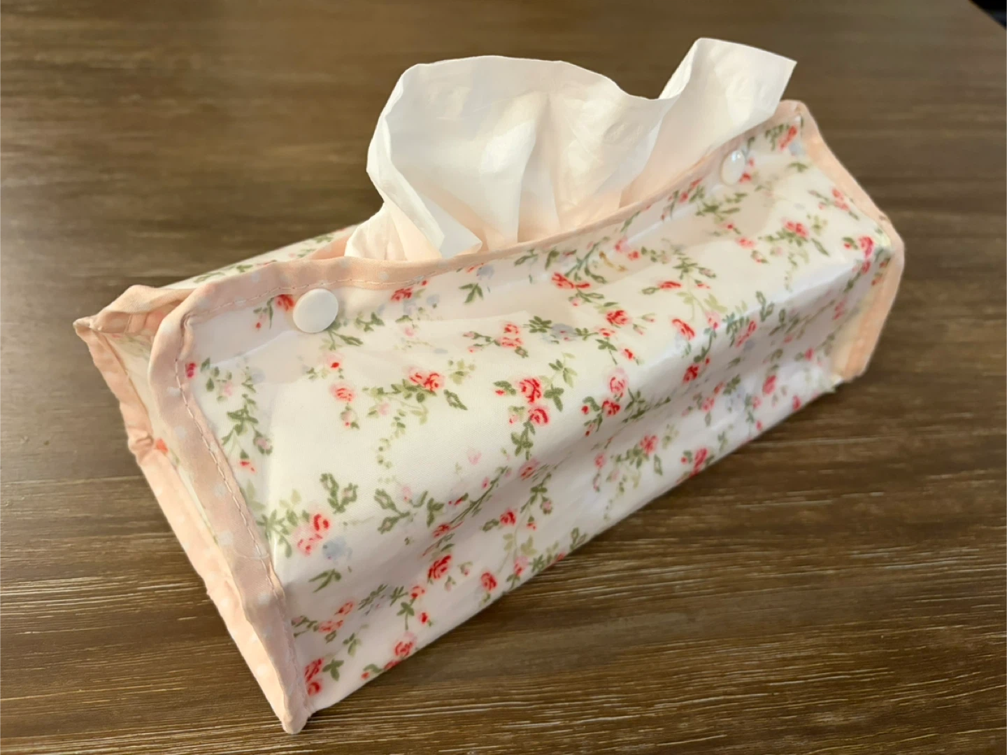 Floral Tissue Box Cover