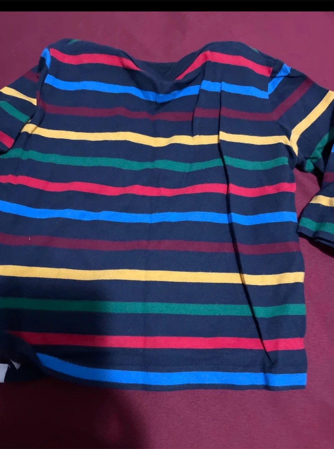 Striped Long Sleeve Shirt 🥕