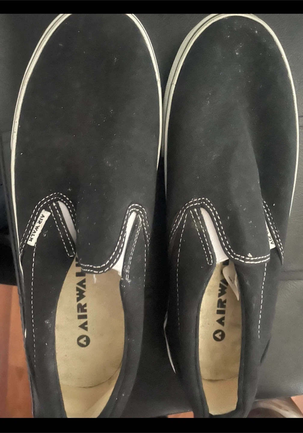 Airwalk Black Slip-On Shoes 🥕