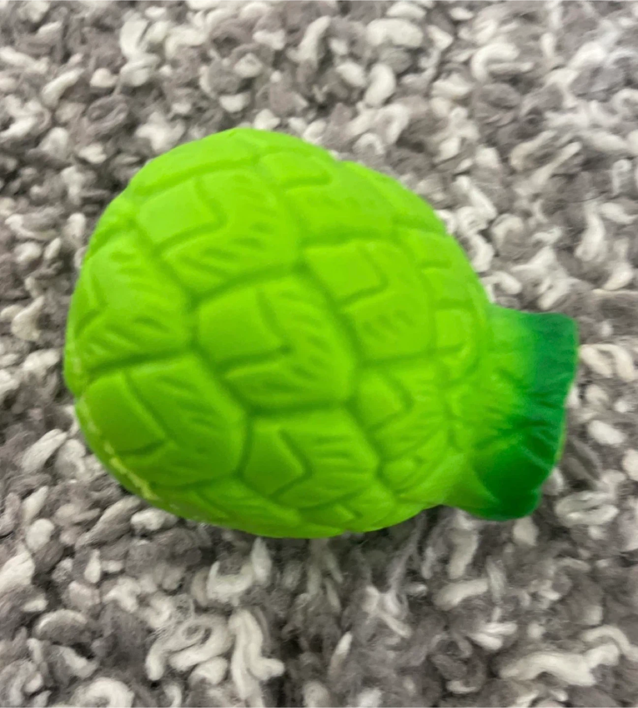 Green Textured Squeeze Ball Toy 🥕