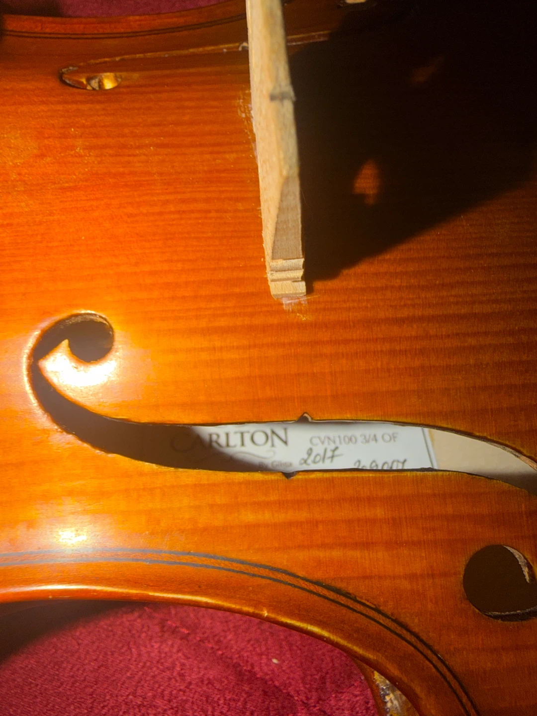 Carlton CVN100 3/4 Violin Outfit (youth size) - photo 2