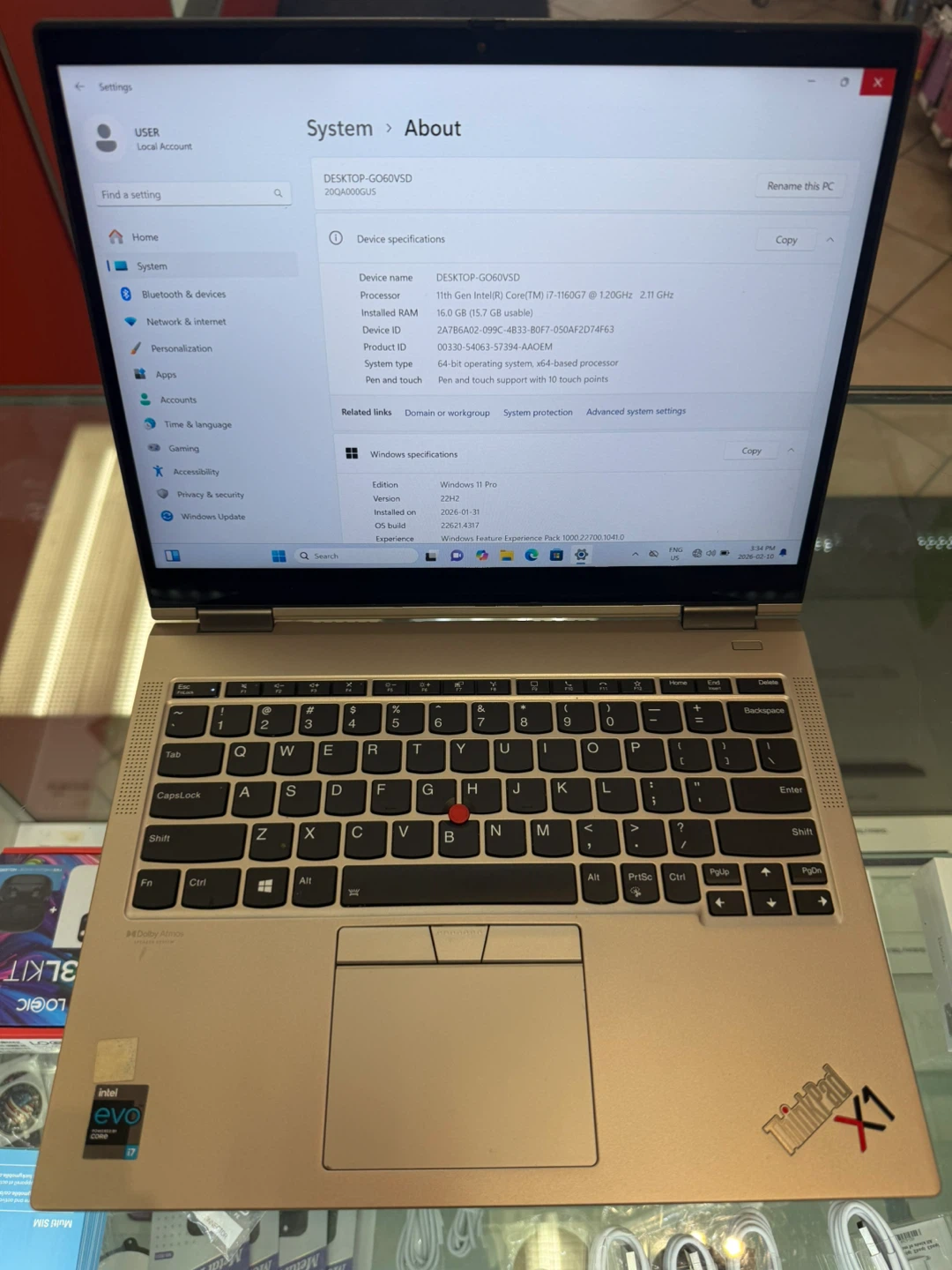 Lenova Thinkpad X1 Yoga 11th GEN