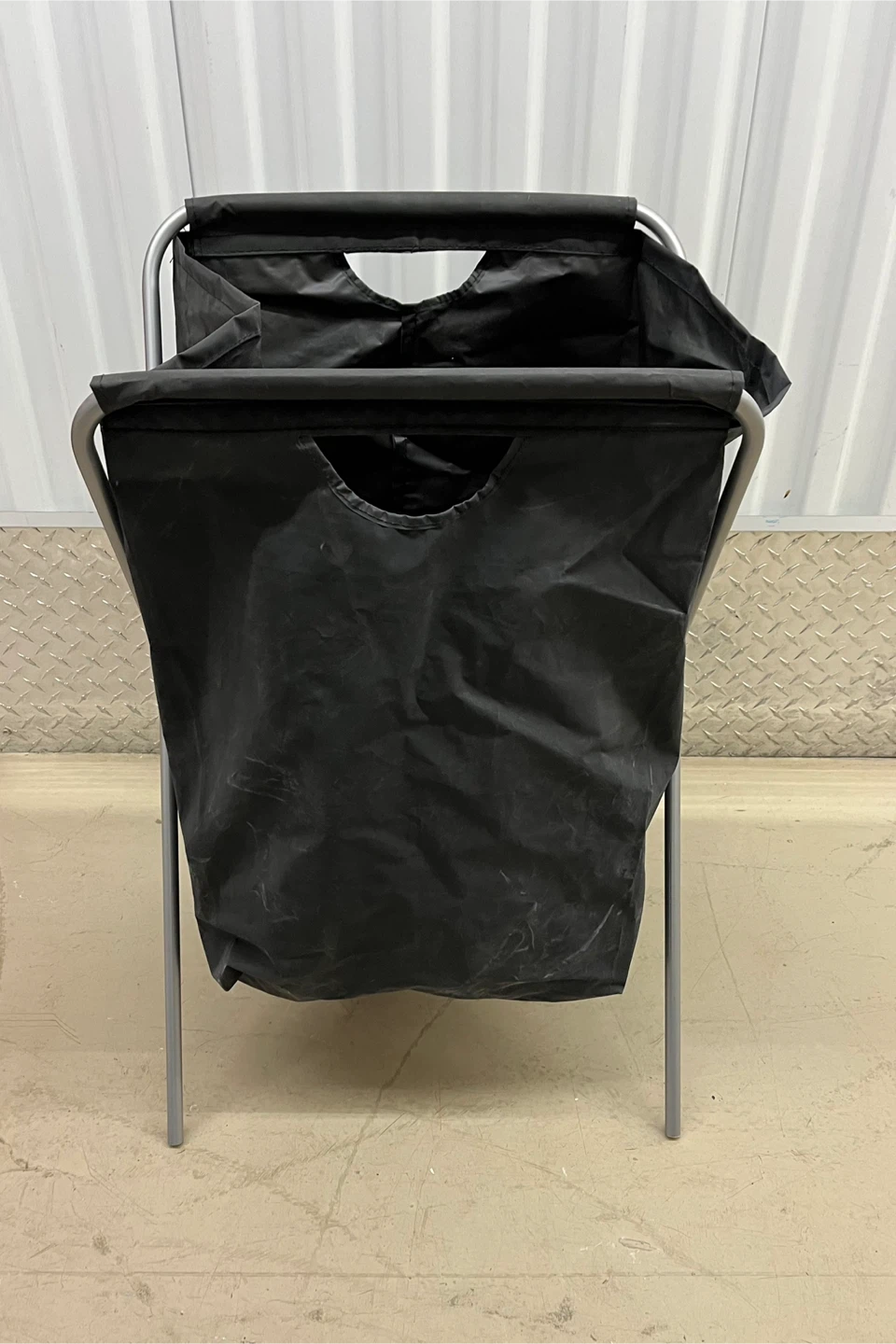 Black Collapsible Laundry Hamper