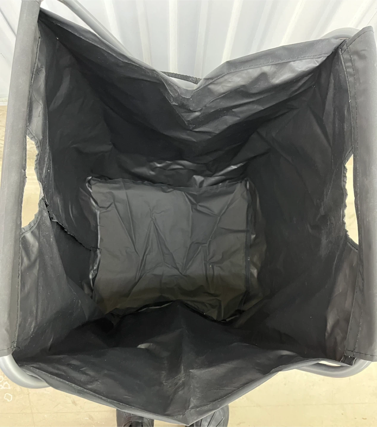 Black Collapsible Laundry Hamper - photo 3