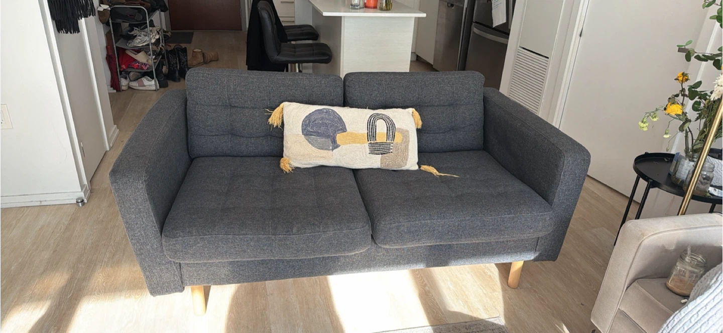 Structube couch 2 seater
