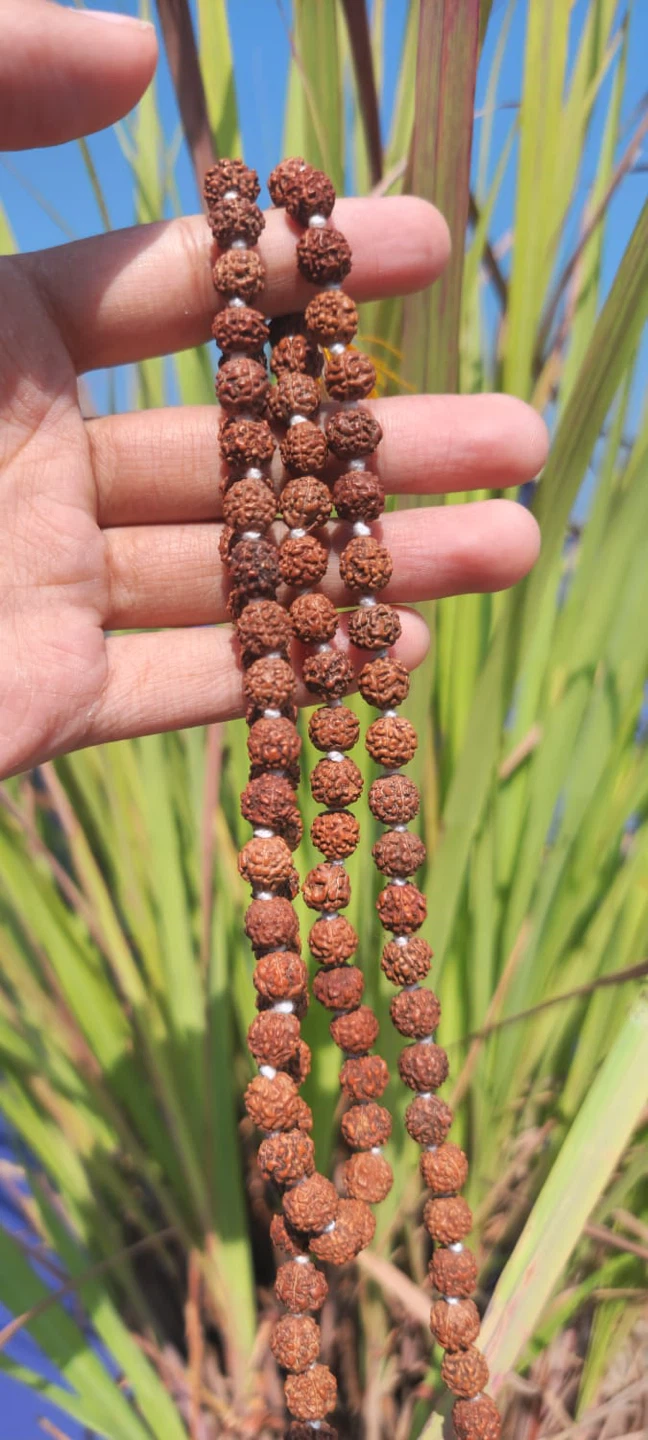 7mm Rudraksha Beads Mala