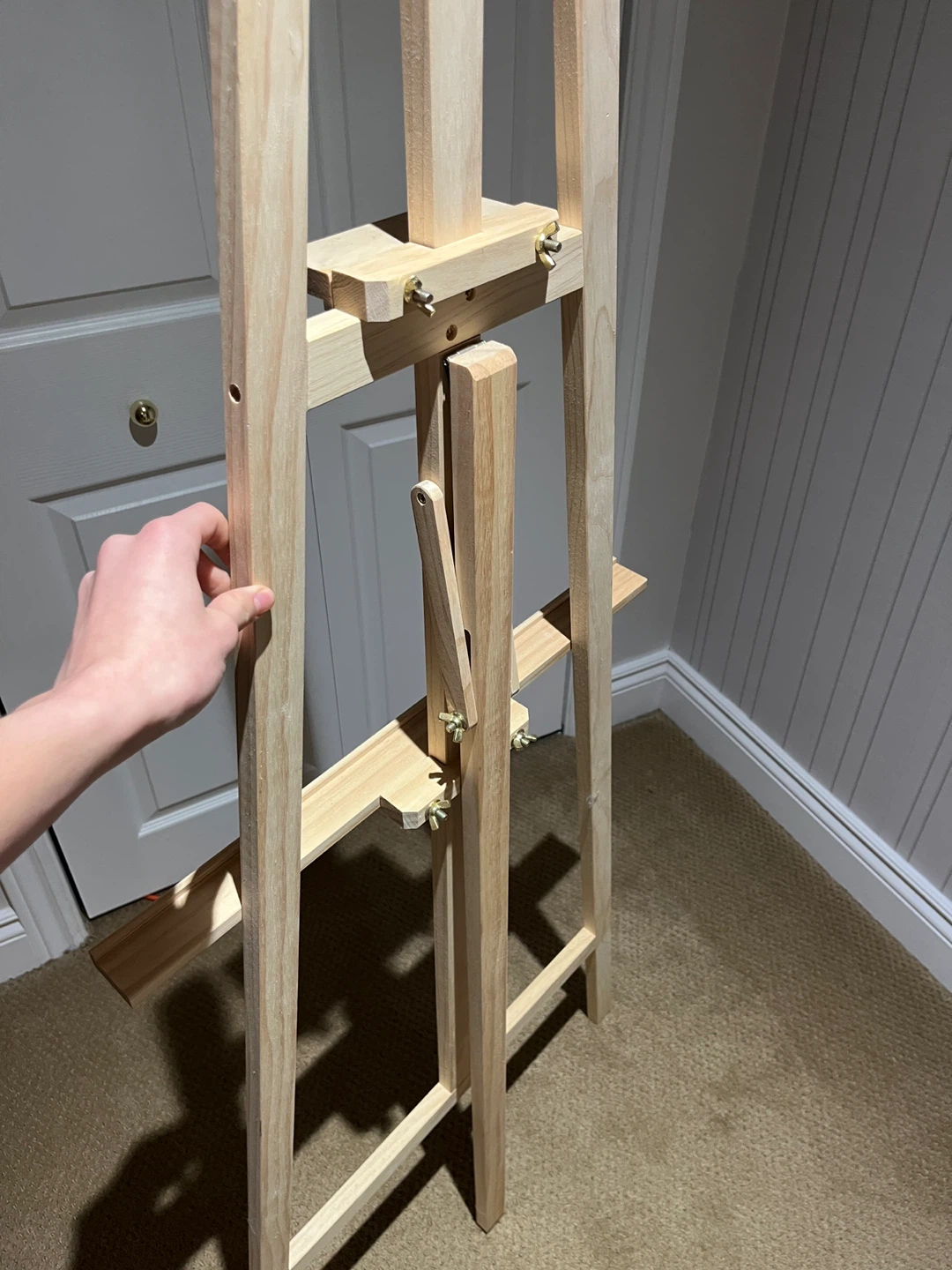 Wooden Art Easel with foldable stand - photo 5