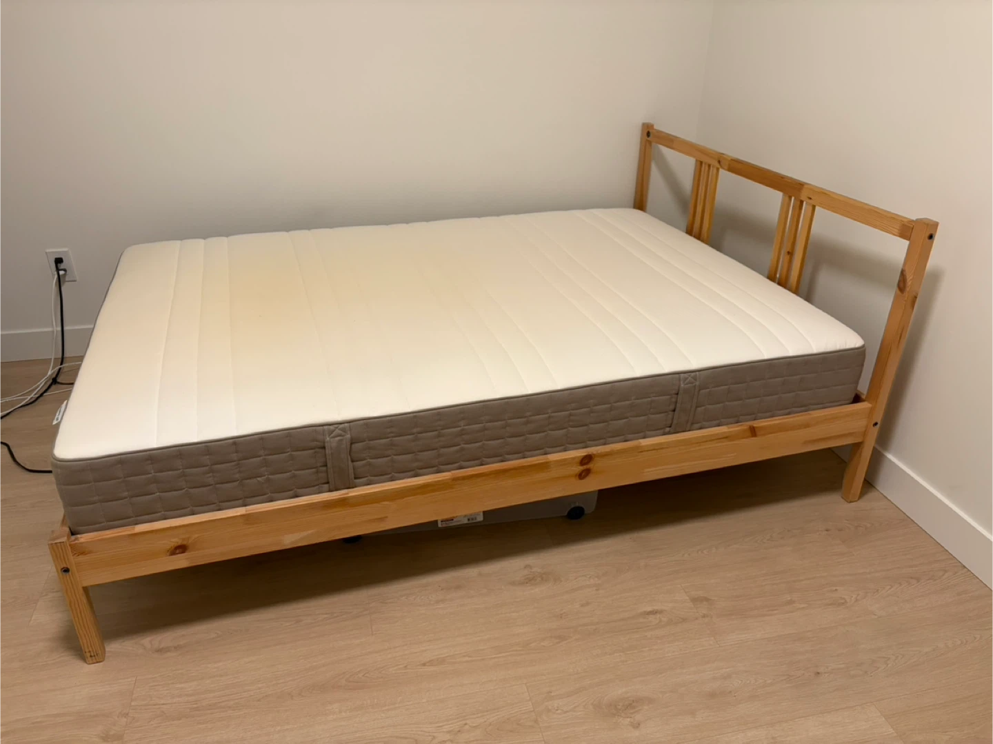 [FREE / Must go by Feb 25] IKEA Queen Bed Frame & Mattress