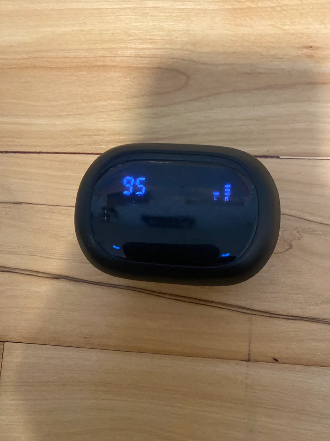 Black Wireless Earbuds with Charging Case