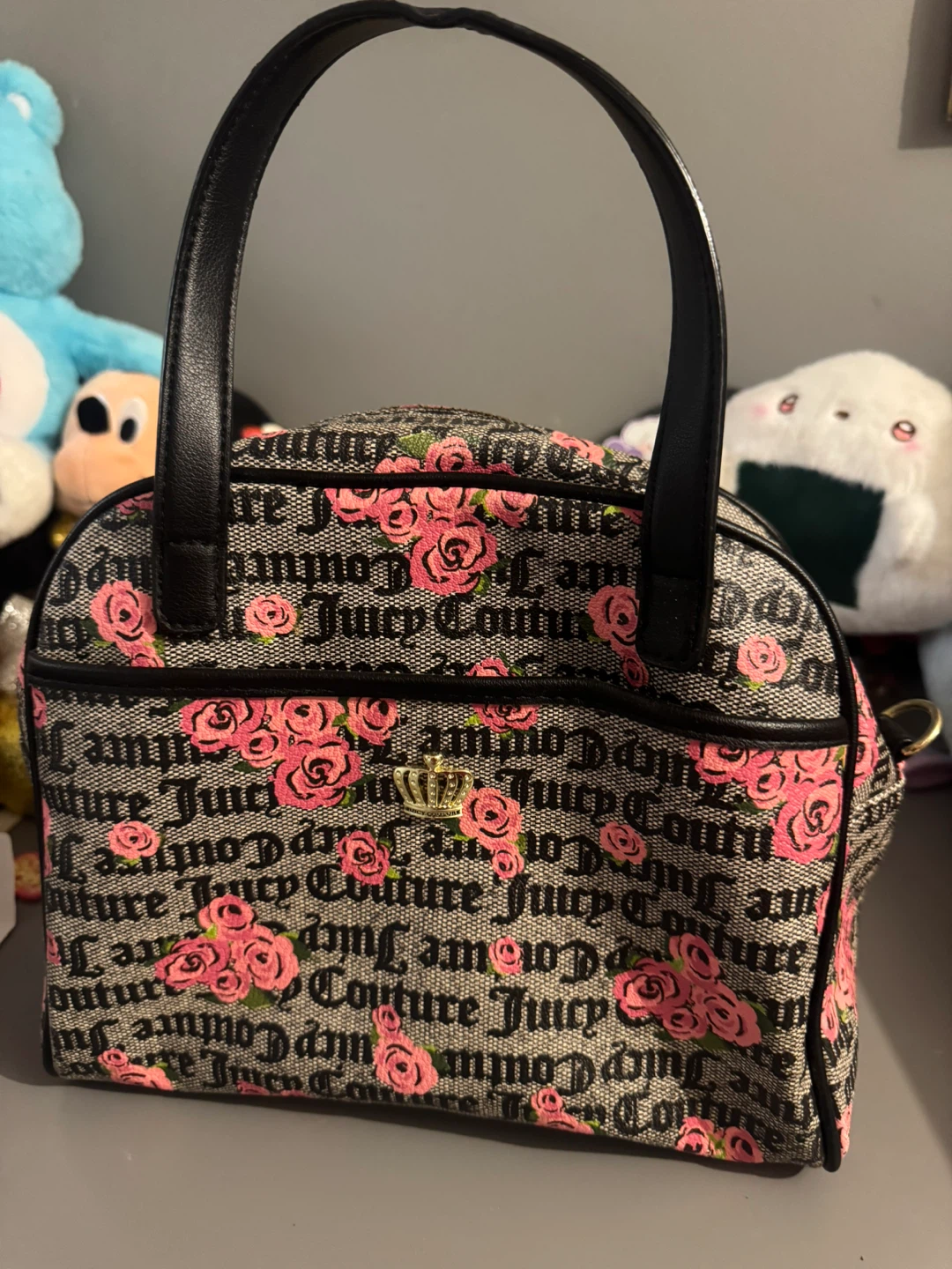 Juicy Couture Rose Print Handbag