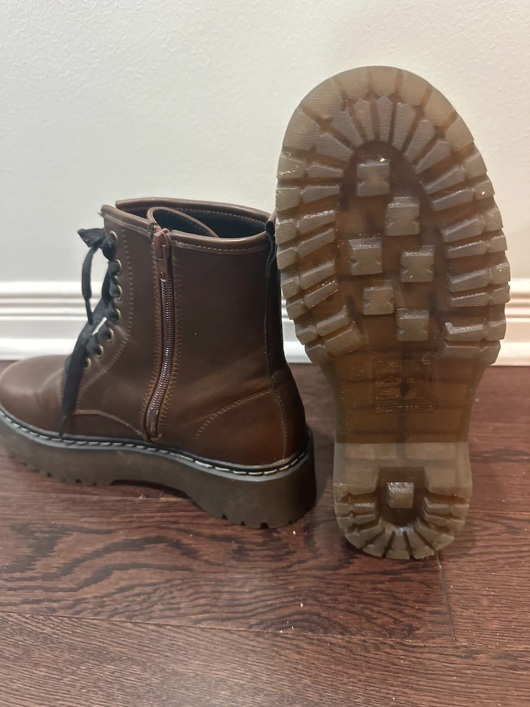 Call It Spring Women's Brown Combat Boots - photo 2