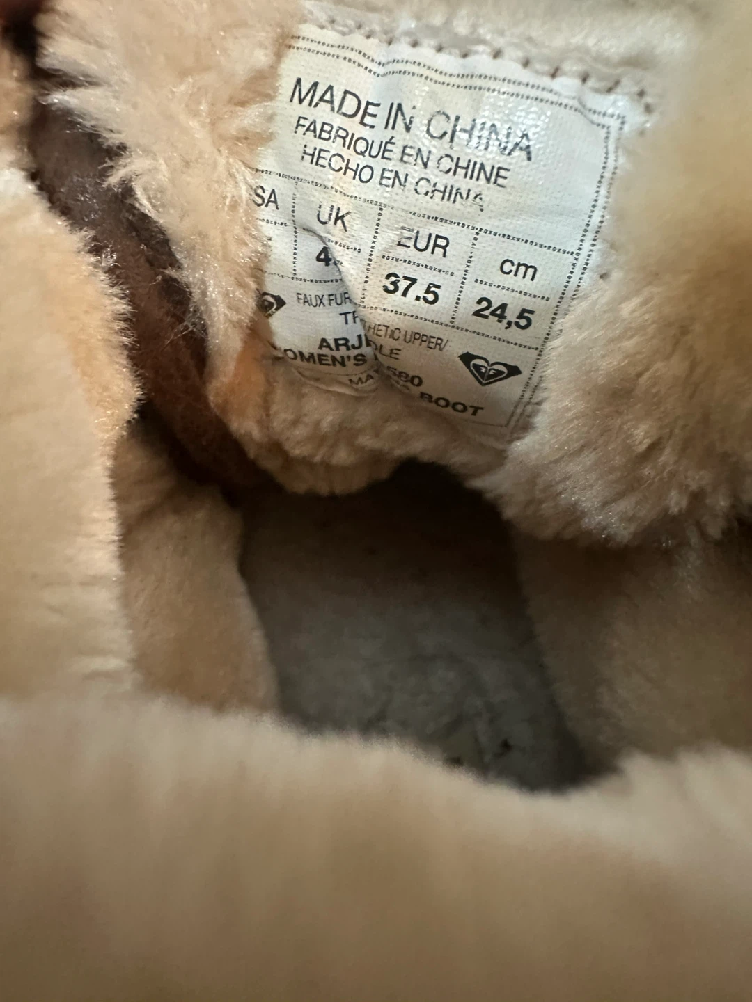 Roxy Women's Brown Faux Fur Lined Boots - photo 3