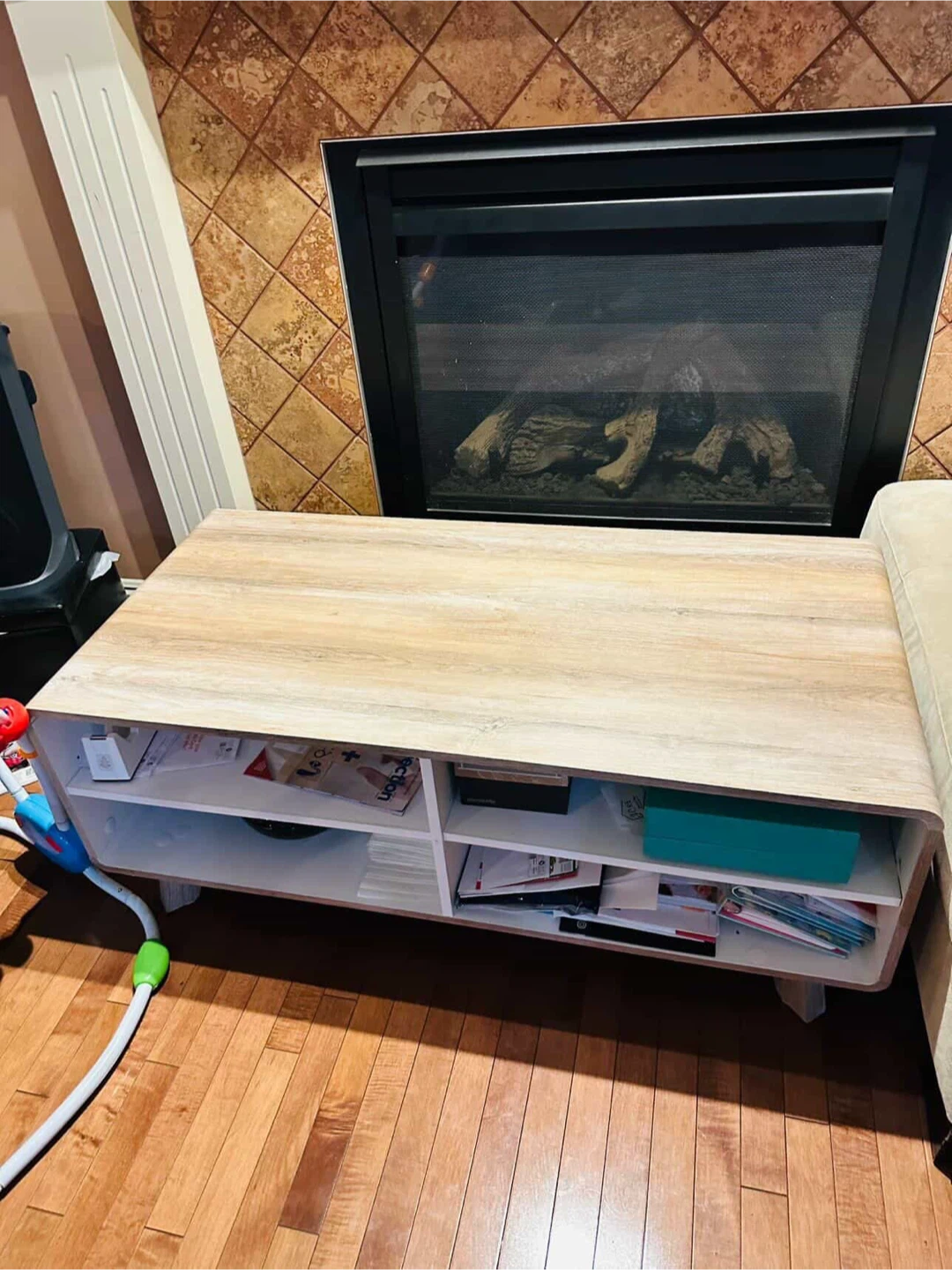 Coffee Table with Shelves