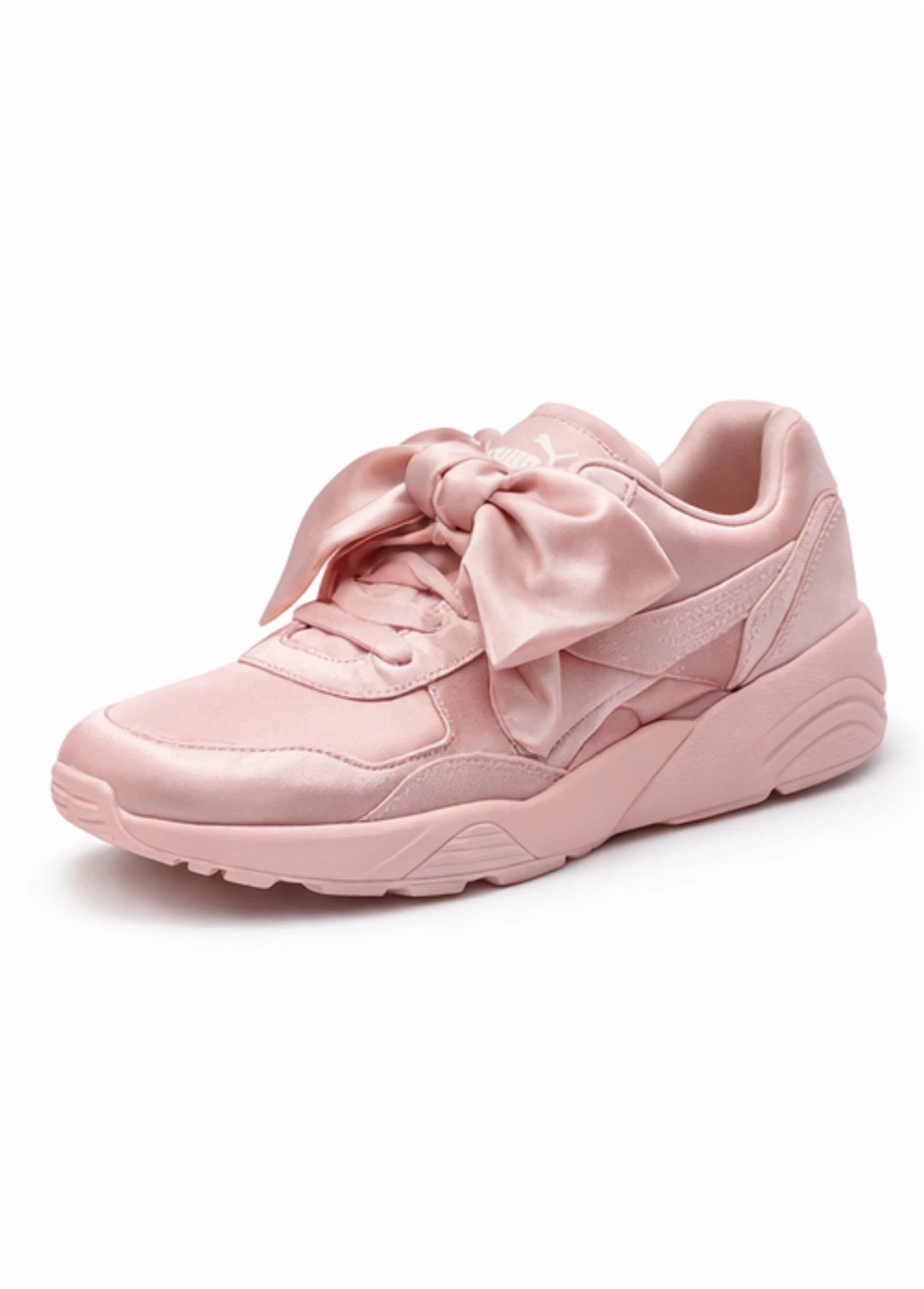 Puma Pink Satin Bow Sneakers - photo 4