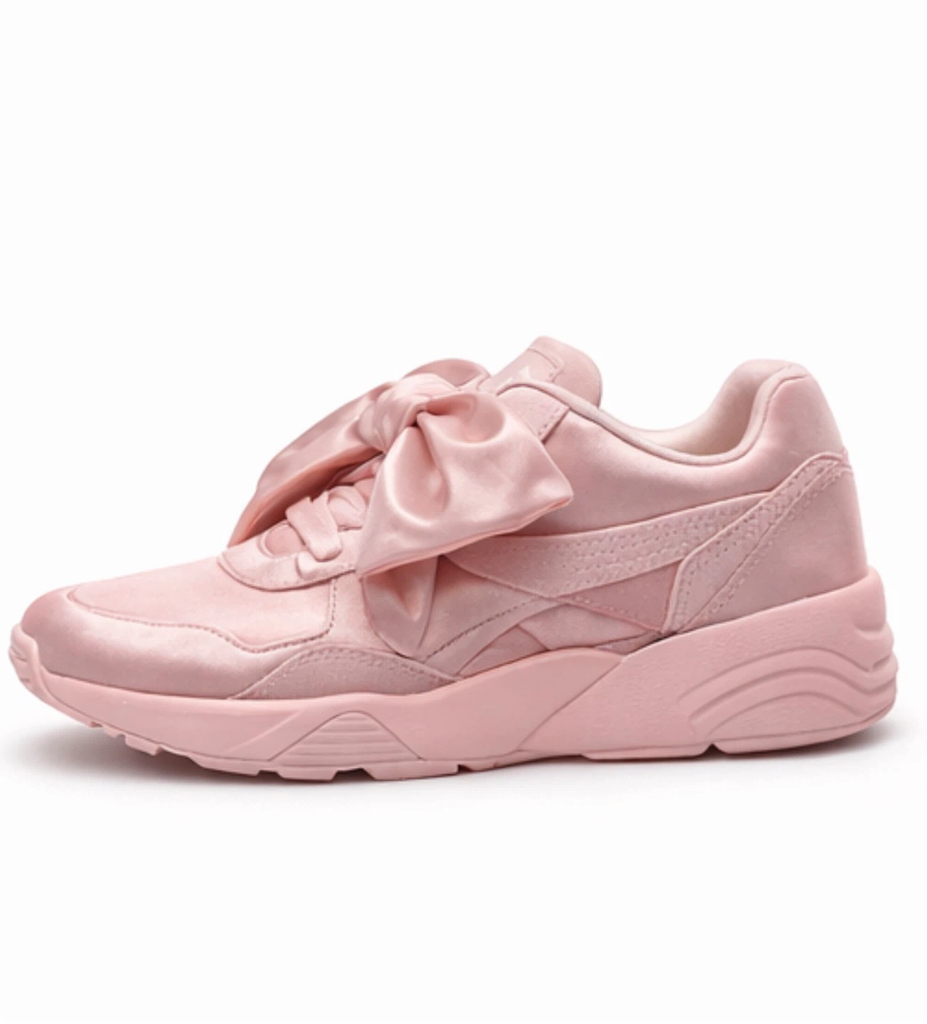 Puma Pink Satin Bow Sneakers - photo 3