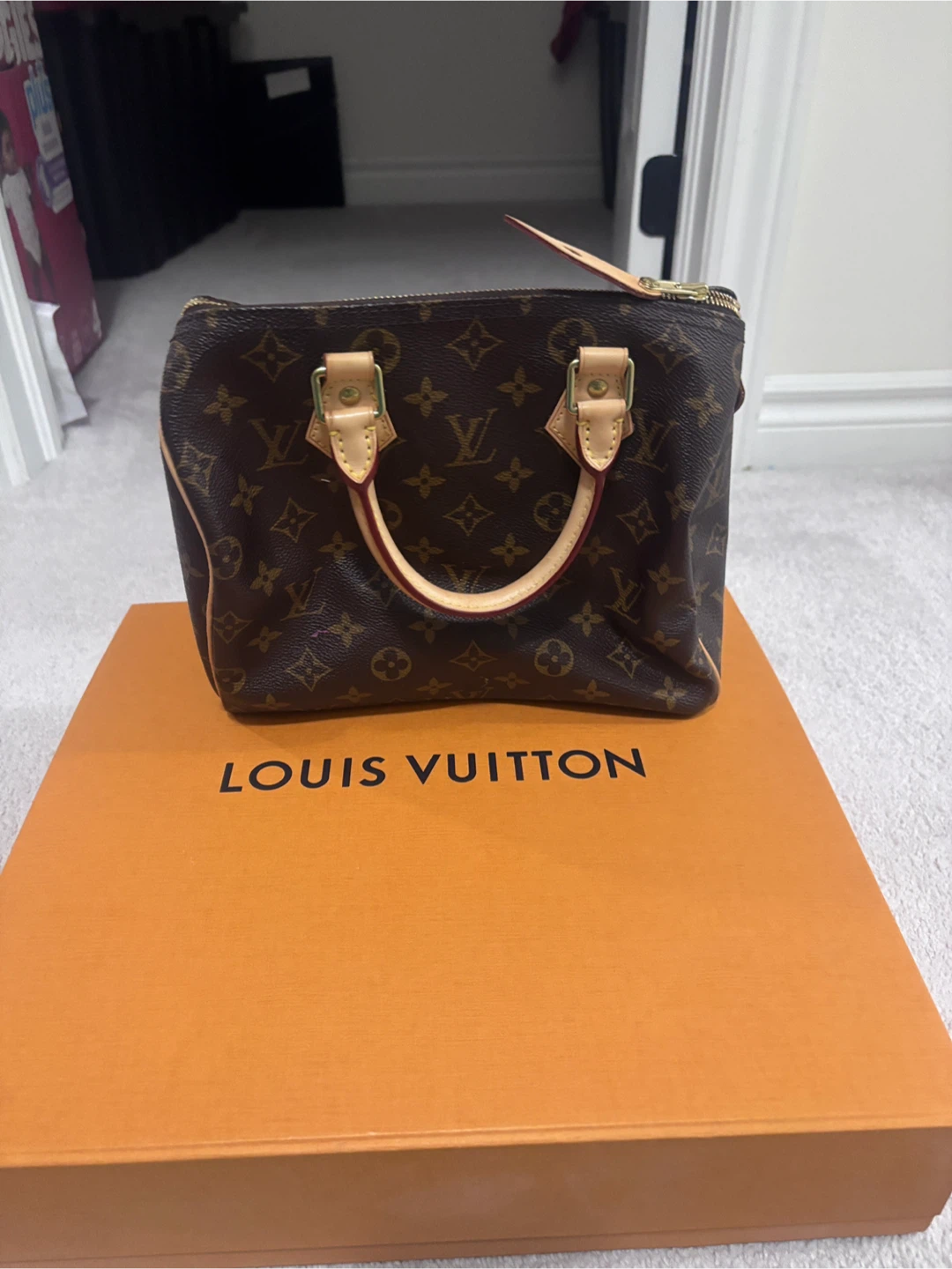 Louis Vuitton Speedy 25 Monogram Canvas Handbag