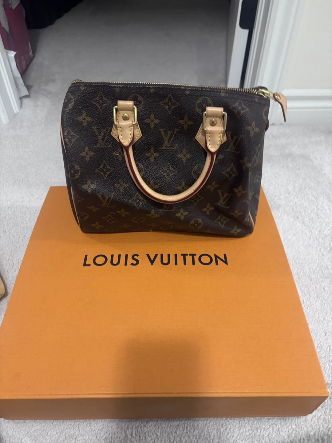 Louis Vuitton Speedy 25 Monogram Canvas Handbag - photo 3