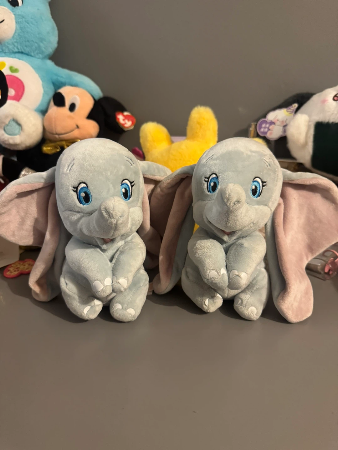 Pair of Dumbo Plush Toys