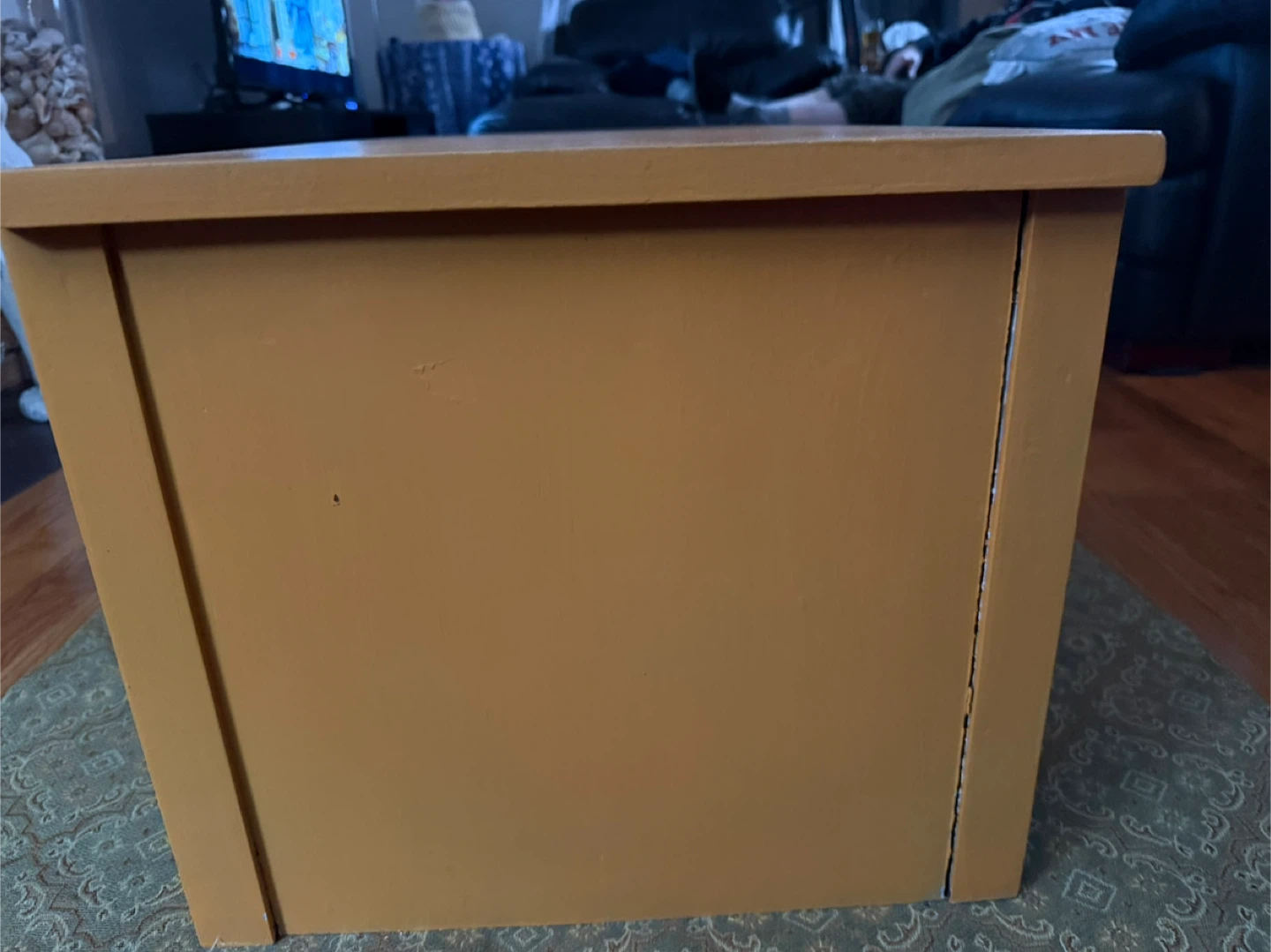 Orange 4-Drawer antique chest/coffee table - photo 4