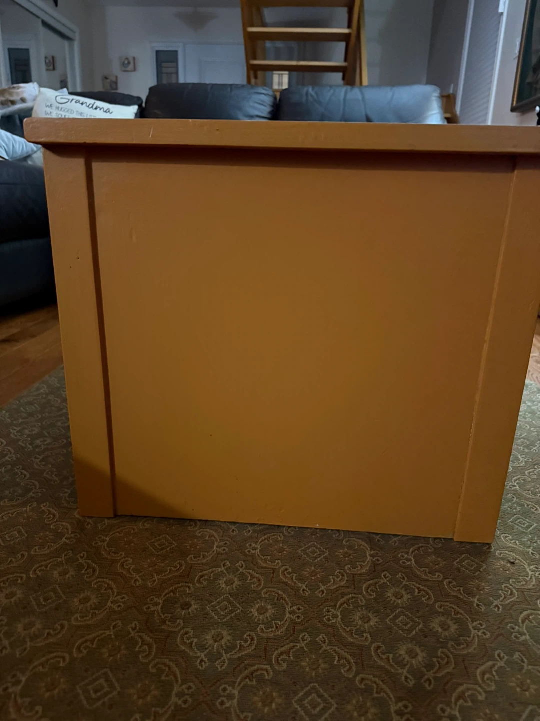 Orange 4-Drawer antique chest/coffee table - photo 3