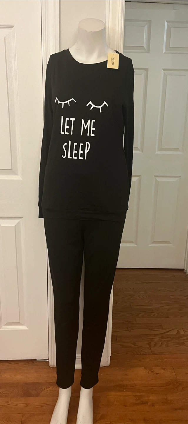 Ekouaer Women's Maternity Pajama Set size small