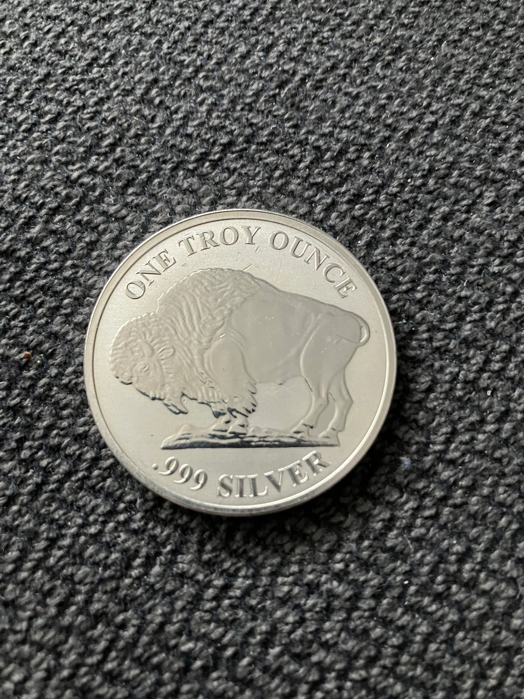 One Troy Ounce .999 Silver Buffalo Coin