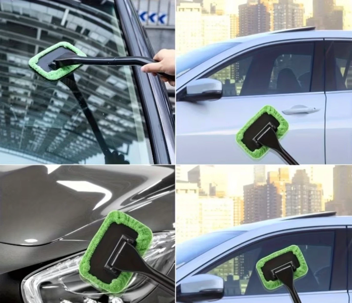 Washable and Reusable Window Cleaning Tool with 2 Extra Covers - photo 5