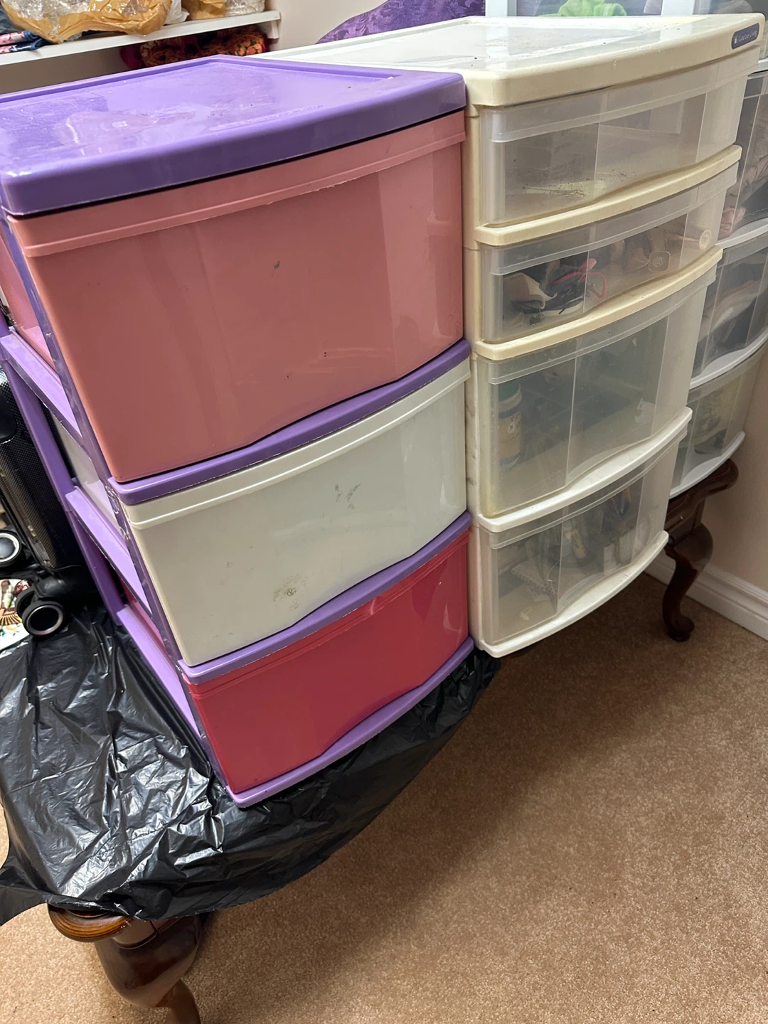 Plastic Drawer Organizer Unit