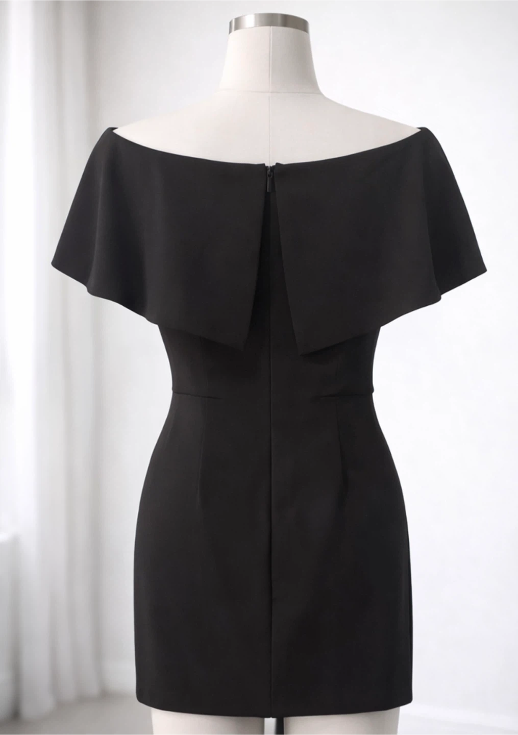 Reiss Black Off-the-Shoulder Dress UK 6 - photo 2