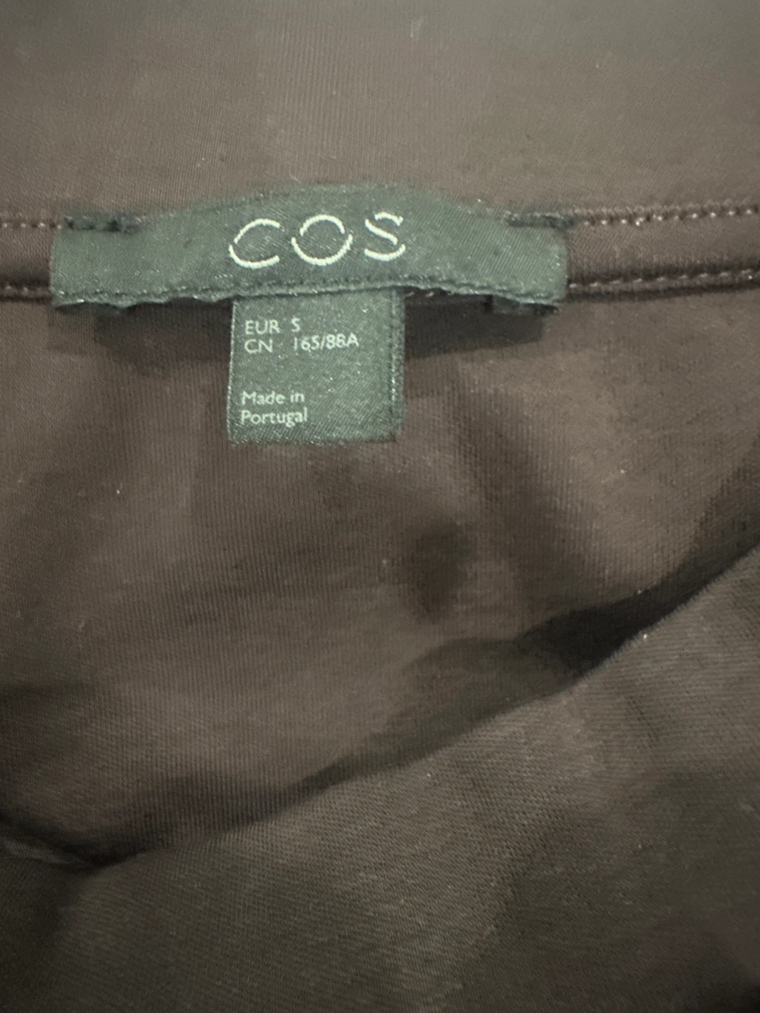 COS Women's Brown Cotton Dress Size S - photo 3