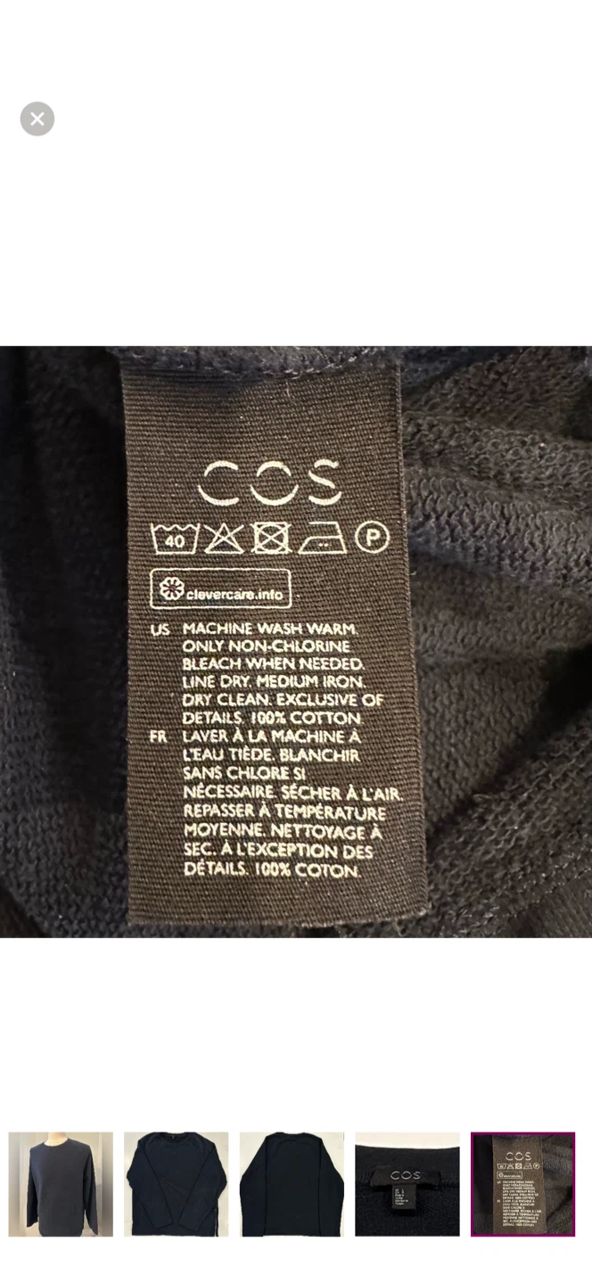 COS Black Crewneck Sweatshirt - photo 4