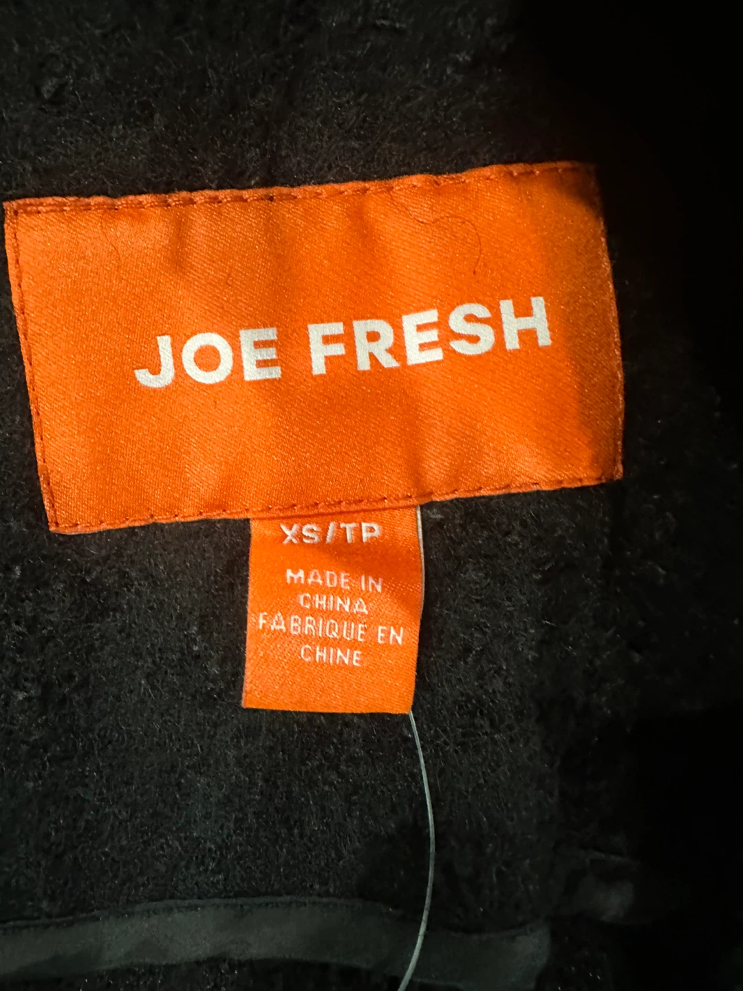 Joe Fresh Women's Charcoal Grey Collarless Coat - XS - photo 4
