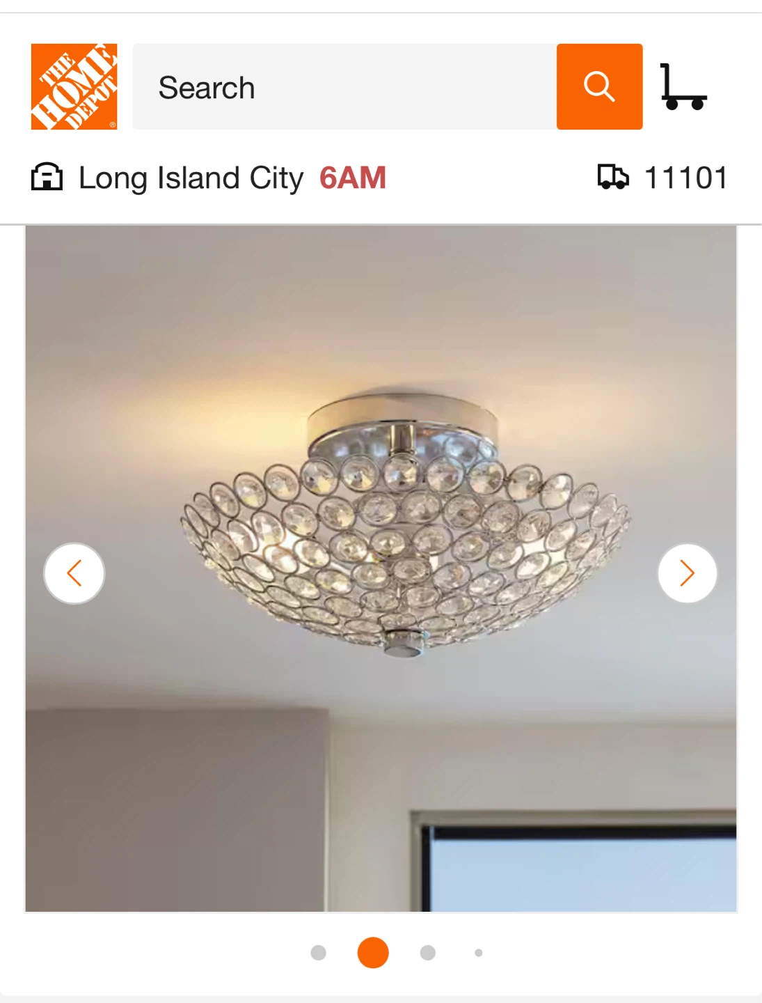 Brand NEW 2-Light Semi-Flush Mount