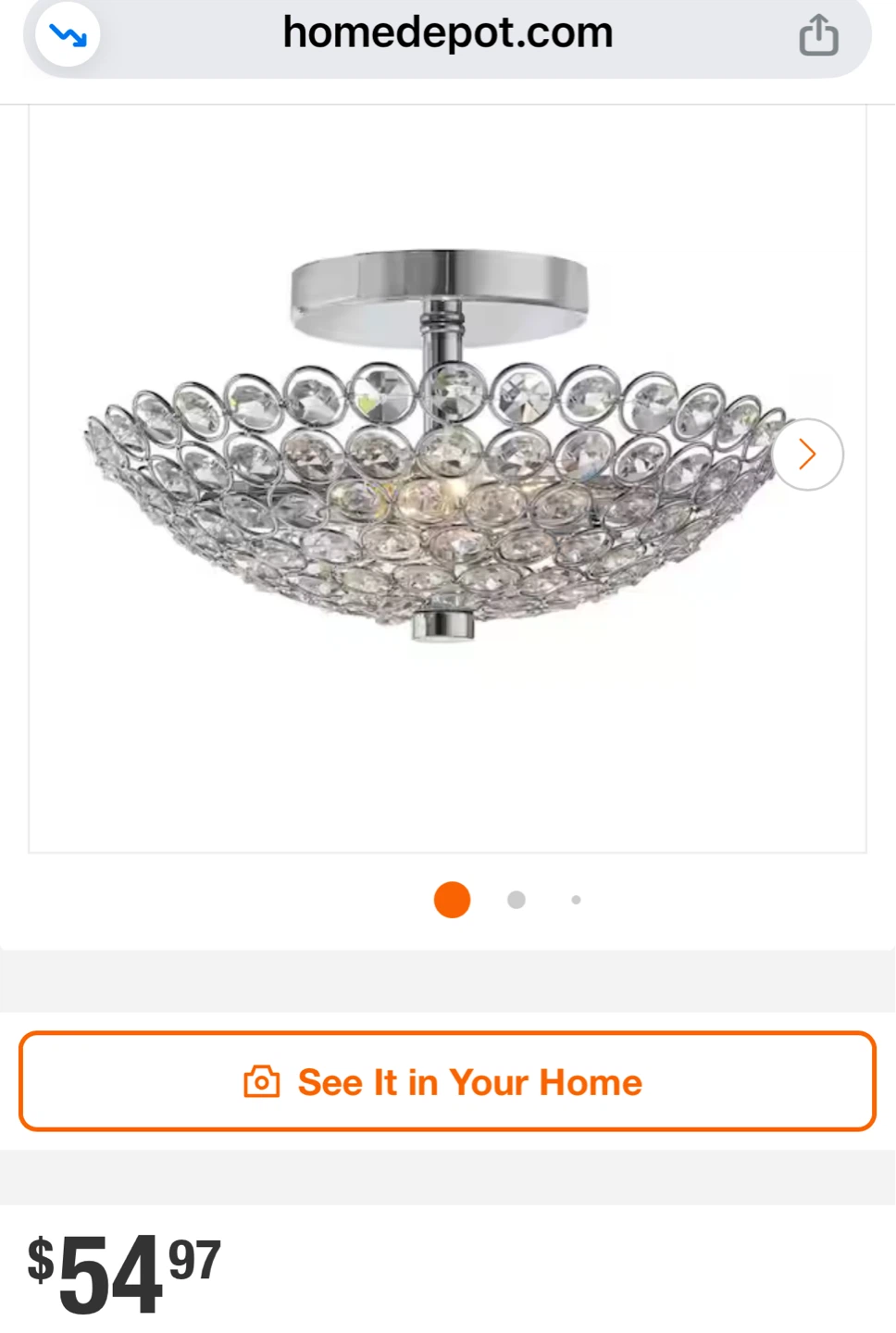 Brand NEW 2-Light Semi-Flush Mount - photo 3