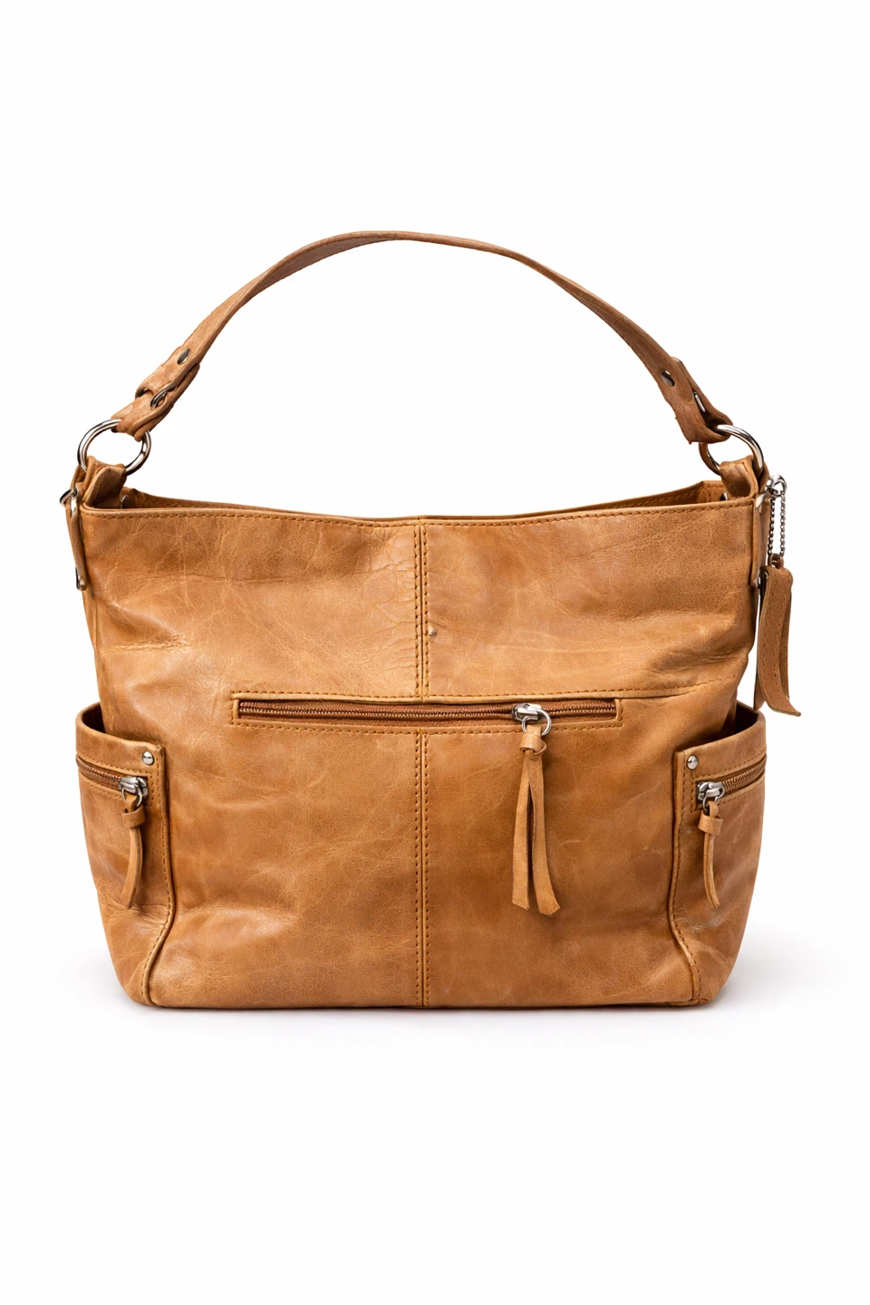 Nino Bossi Leather Hobo Bag - Tan - photo 2