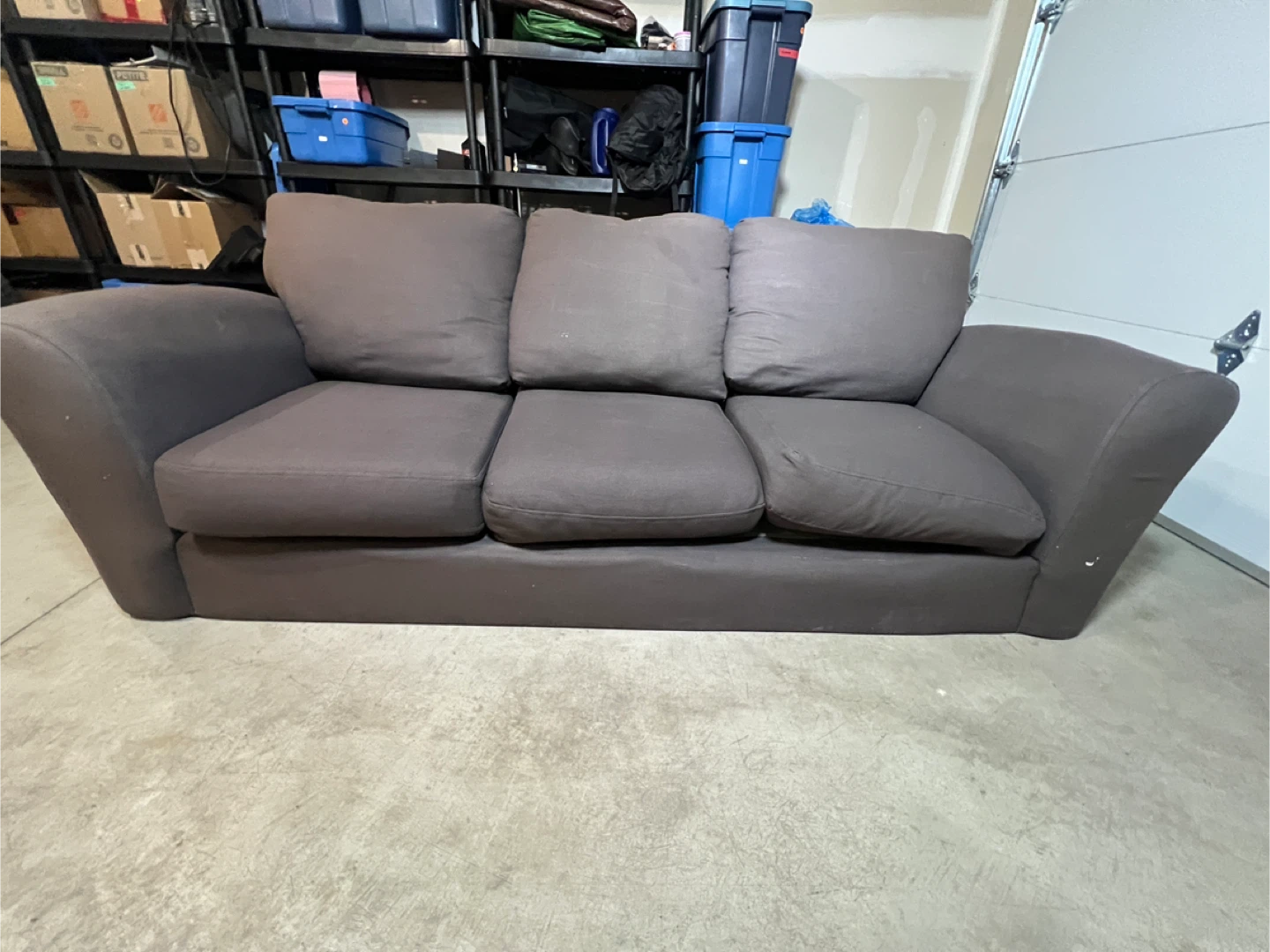 Grey 3-Seater Sofa