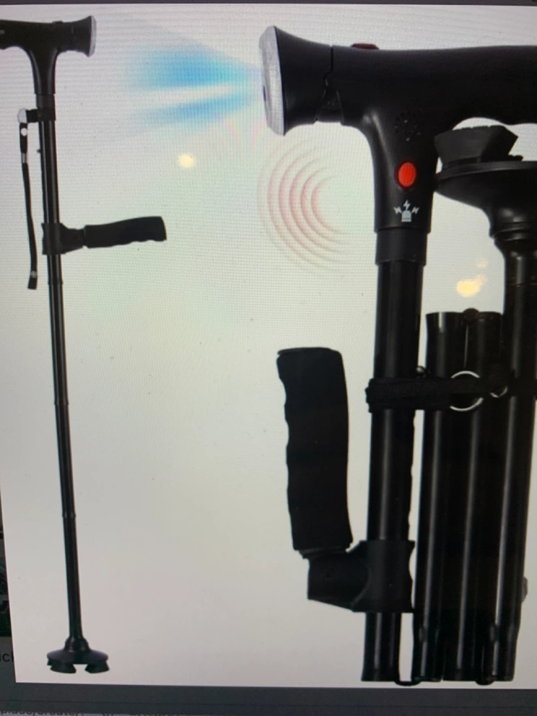 Adjustable Collapsible LED Light Cane