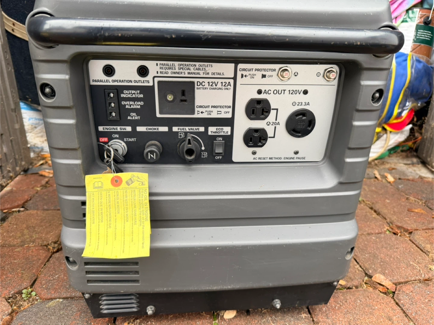 Honda EU3000is Inverter Generator - photo 3