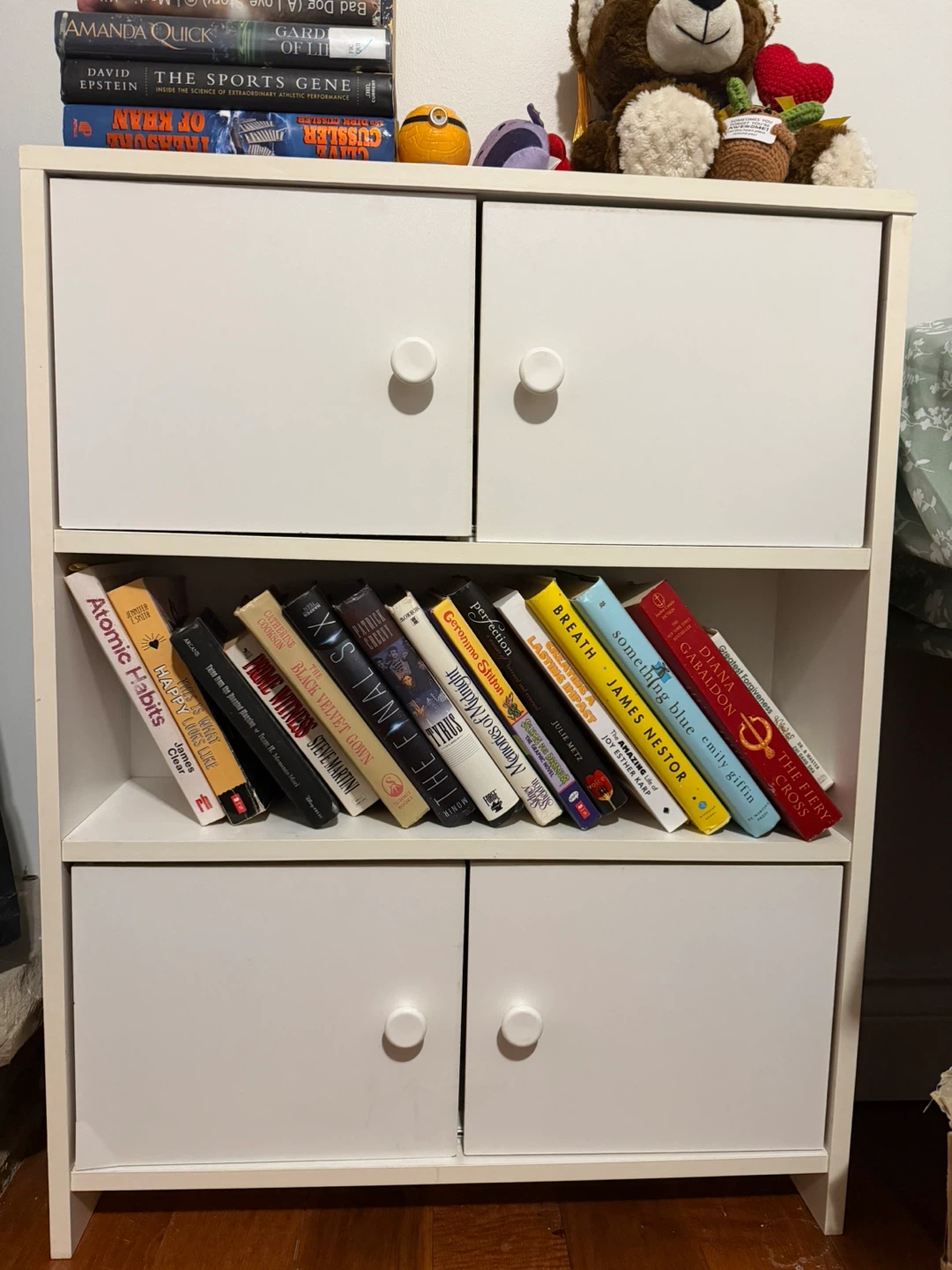 White Storage Cabinet- MUST GO ASAP