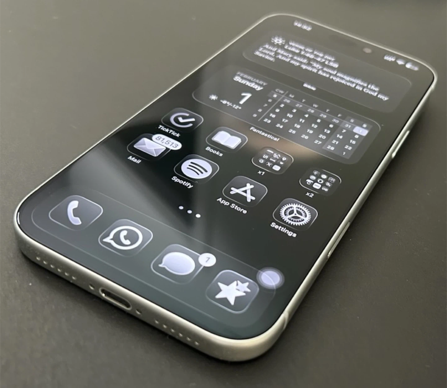 iPhone 17 pro max silver 256gb + CAUDABE case - photo 2